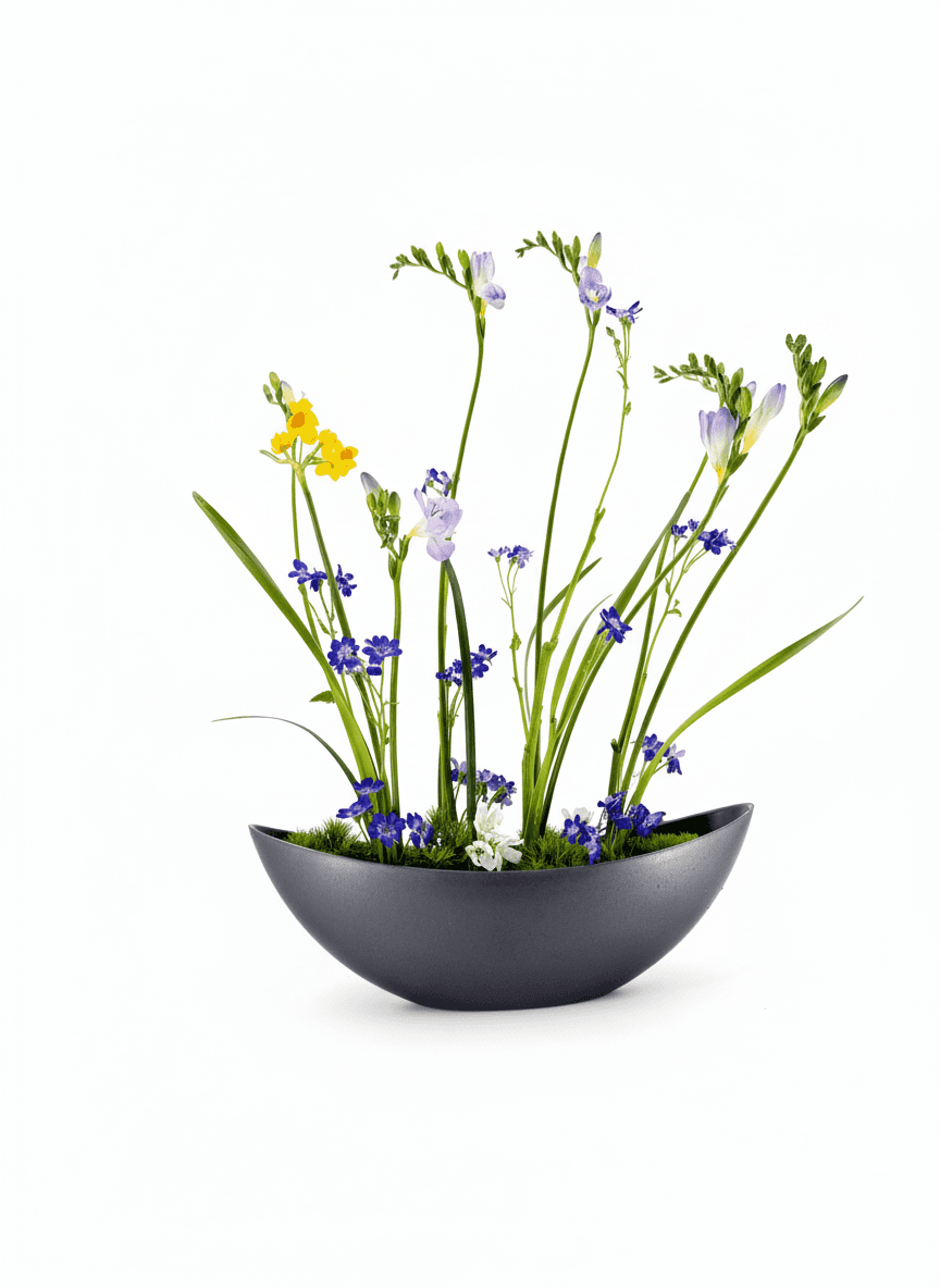 Free Style ikebana arrangement from 2025-04-12