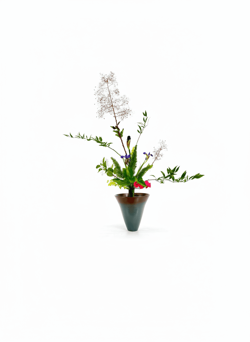 Rikka Shofutai ikebana arrangement from 2025-05-24